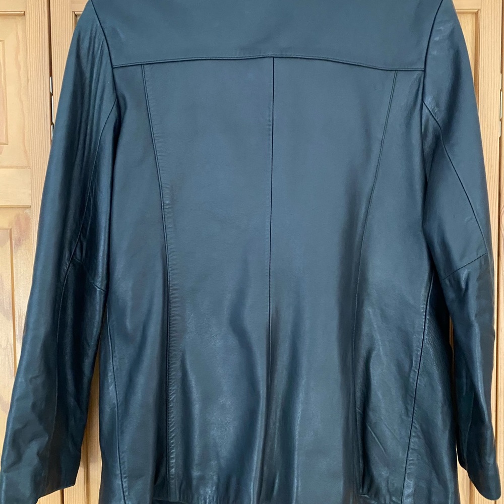 Real leather black jacket - Picture 3 of 3
